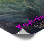 鍵穴ロック、ラグナビーチ、カリフォルニア州～ Kathleen Robison ポスター (角)