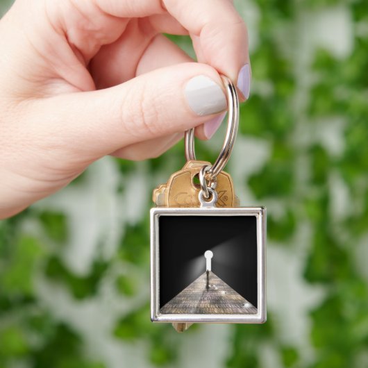 鍵穴宇宙 キーホルダー (手)