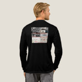 鍵穴真理第2次世界大戦長袖メンズ トライブレンドTシャツ (背面全体)
