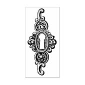 鍵穴華美ヴィンテージゴム印 ラバースタンプ (インプリント)