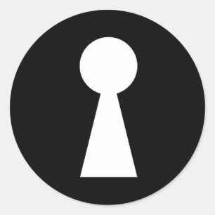 鍵穴記号の秘密の誤った符号 ラウンドシール