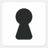 鍵穴 スクエアシール (正面)