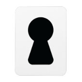 鍵穴 マグネット (縦)