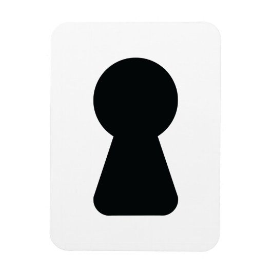 鍵穴 マグネット (縦)