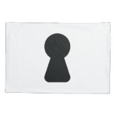 鍵穴 枕カバー (裏面-左)