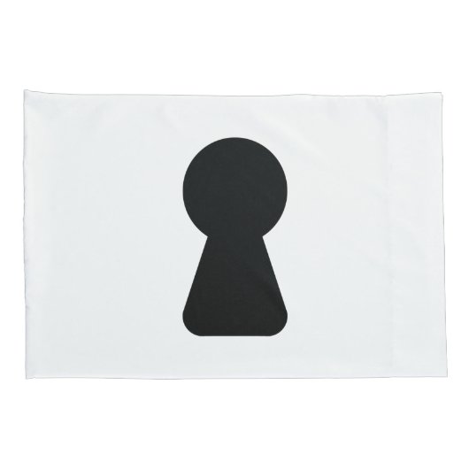 鍵穴 枕カバー (裏面-右)