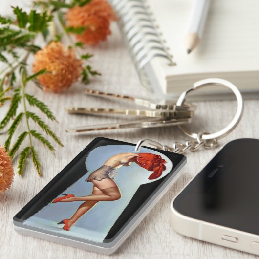 鍵穴Pin キーホルダー (正面右)