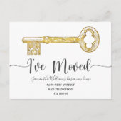 鍵素朴写真の移動のお知らせ 案内ポストカード (正面)