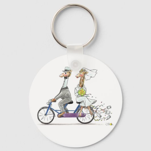 鍵結婚鎖 キーホルダー (正面)