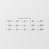 鍵署名と相対鍵かわいらし音楽理論 ウィンドウサイン (シート)