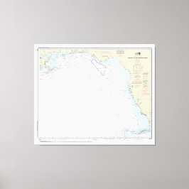 鍵西からミシシッピ川のグラフに航海の至る キャンバスプリント