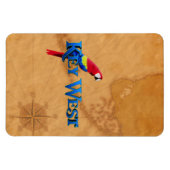 鍵西と地図 マグネット (横)