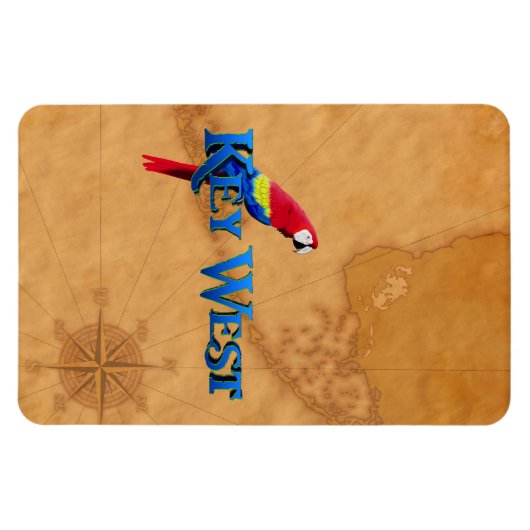 鍵西と地図 マグネット (横)