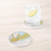 鍵西の航海の地図 コースター (側面)