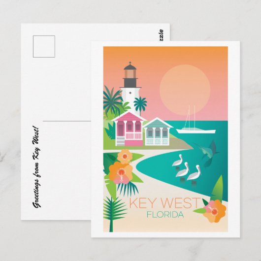 鍵西はがき ポストカード (正面/裏面)