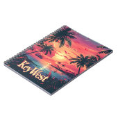 鍵西セレニティ：トロピカルサンセット ノートブック (左側)