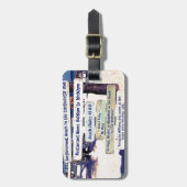 鍵西フロリダビーチ徴候 ラゲッジタグ (正面縦)