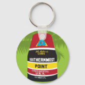 鍵西フロリダ最南端ポイントマイル0マーカー キーホルダー (正面)