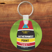 鍵西フロリダ最南端ポイントマイル0マーカー キーホルダー (正面)