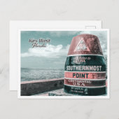 鍵西フロリダ – 最南端ポイントブイ ポストカード (正面/裏面)