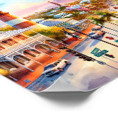 鍵西フロリダUSA旅行の場所の水色 ポスター (角)