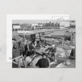 鍵西漁師, 1930年代 ポストカード (正面/裏面)