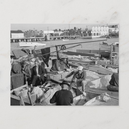 鍵西漁師, 1930年代 ポストカード (正面)