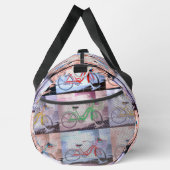 鍵西自転車パターンプリントカットソーバッグ ダッフルバッグ (右)