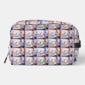 鍵西自転車パターンプリントカットソーバッグ ドップキット (裏面)