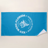 鍵西（コンチ） ビーチタオル (正面)