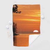 鍵西，フロリダの夕日 ゴルフタオル (インサイチュ)