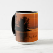 鍵西、フロリダの夕日、マグカップ マグカップ (正面左)