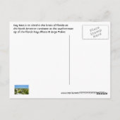 鍵西，フロリダ州，アメリカ ポストカード (裏面)