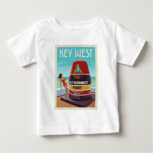 鍵西 フロリダ州 ベビーTシャツ