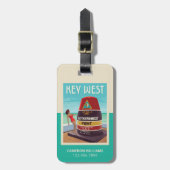 鍵西 | フロリダ州 ラゲッジタグ (正面縦)