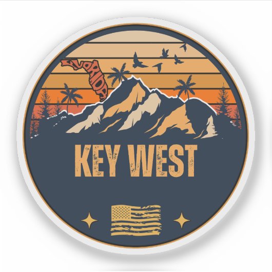 鍵西,フロリダ シール (正面)