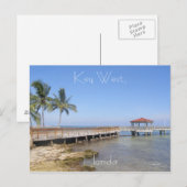 鍵西，フロリダ ポストカード (正面/裏面)