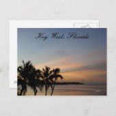 鍵西，フロリダ ポストカード (正面/裏面)