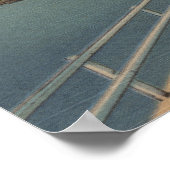 鍵西，フロリダ – 本土と鍵間の高速道路 ポスター (角)