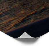 鍵西、夕日、帆船 ポスター (角)