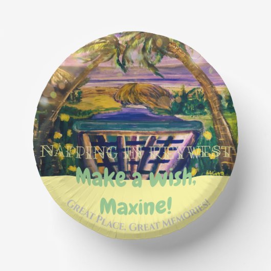 鍵西、FLメモリ先端の旅行 ペーパーボウル (正面)