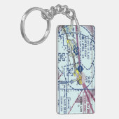 鍵西Int.空港図/タクシー図 キーホルダー (正面左)