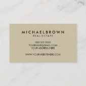 鍵金ゴールドハウスロ実在ゴエステート 名刺 (裏面)