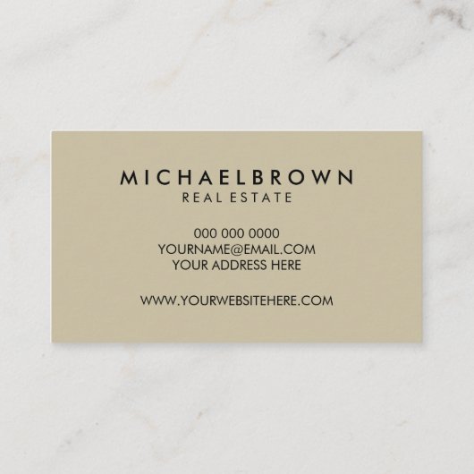 鍵金ゴールドハウスロ実在ゴエステート 名刺 (裏面)