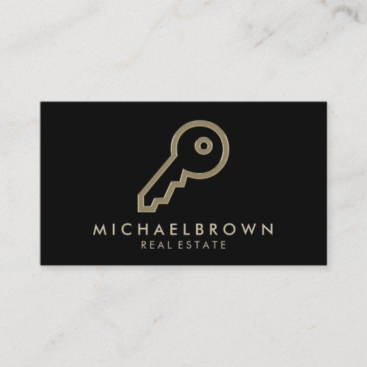 鍵金ゴールドハウスロ実在ゴエステート 名刺 (正面)