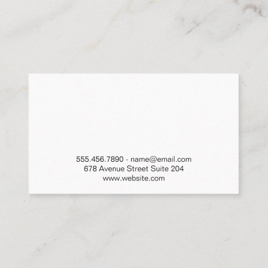 鍵&シティスケープ 名刺 (裏面)