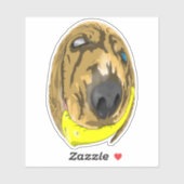 鍵&バナナ、ミニチュアスパニエル犬2 シール (シート)