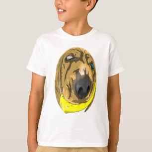 鍵&バナナ、ミニチュアスパニエル犬2 Tシャツ