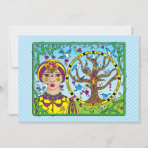 鍵_フラットカード7"x5"を持っている