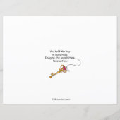 鍵_フラット紙シート11"x8.5"を保持 (裏面)